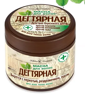 Невская Косметика маска для волос дегтярная 300 мл