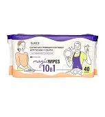 home wonders салфетки с моющим составом для посуды и уборки аромат бамбук 40 шт