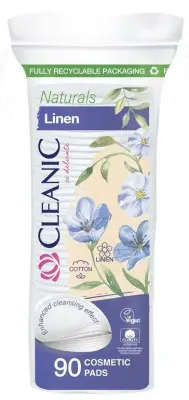 Cleanic Naturals ватные диски гигиенические пилинг 90 шт 