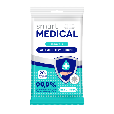 Smart medical №20 салфетки антисептические 