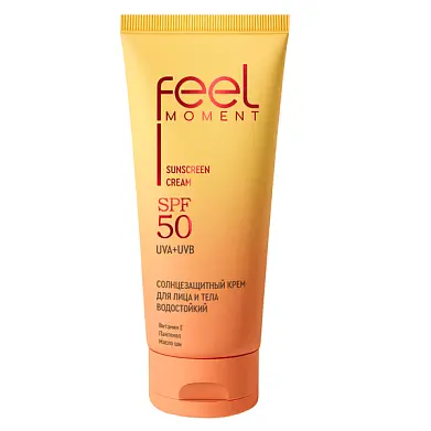 Feel moment солнцезащитный крем для лица и тела spf 50 200 мл