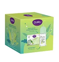 Duru подарочный набор emotion дезодорант 50 мл natural breeze + hydro pure мыло 106 г алоэ