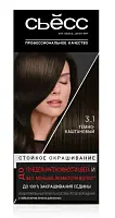 Сьёсс краска для волос 3-1 темно каштановый