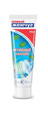 Новый Жемчуг зубная паста комплекс сильная мята 100 мл