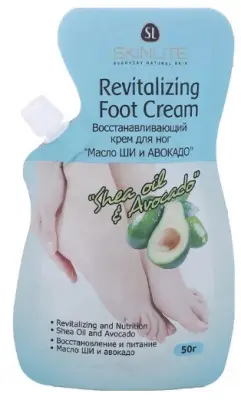 Skinlite восстанавливающий крем для ног масло ши и авокадо 