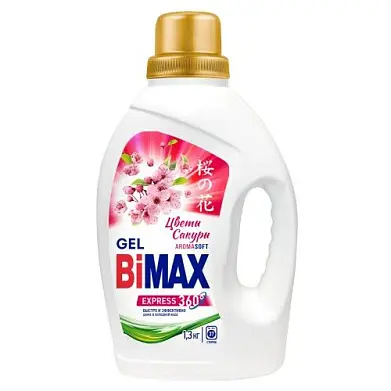 BiMax гель для стирки цветы сакуры 1300 г