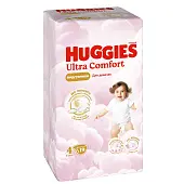 Huggies ultra comfort 4 8-14 кг подгузники 19 шт для девочек