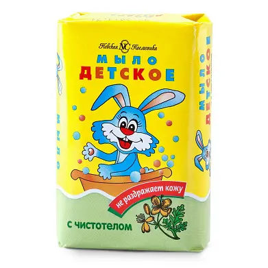 Невская Косметика туалетное мыло детское чистотел 90 г