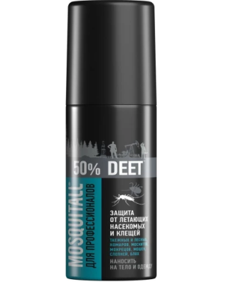 Mosquitall аэрозоль профессиональная защита 100 мл 