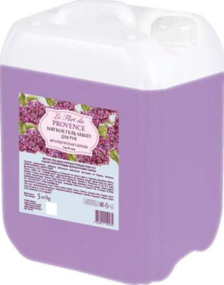 КЛ Le Flirt du PROVENCE Мягкое гель-мыло для рук ФРАНЦУЗСКАЯ СИРЕНЬ 5л 