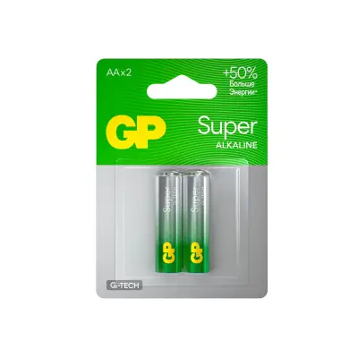 GP батарейки super А 2 шт 