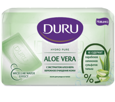 Duru мыло алоэ Hydro Pure 24шт по 110г 