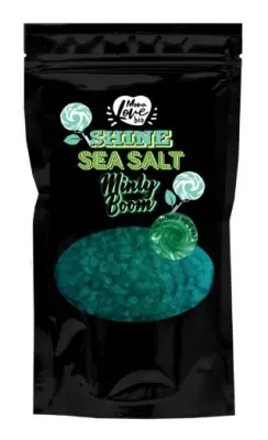 MonoLove Bio соль-шиммер для ванны Boom с ароматом мятной жвачки 250г 