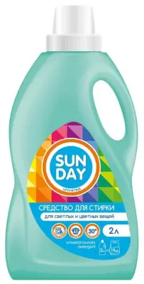 Sunday Средство для стирки жидкое универсальное 2000мл 