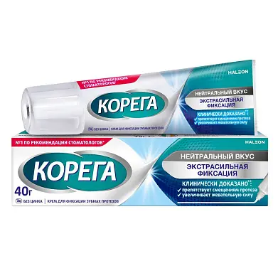 Корега нейтральный вкус крем 40 г