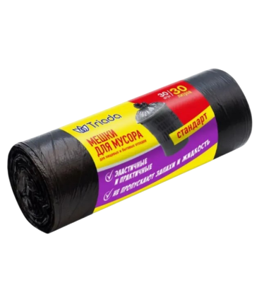 Triada мешки для мусора 30 литров 30 штук 