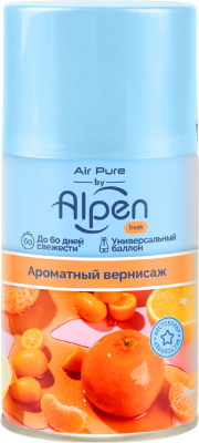 Alpen Air pure освежитель воздуха сменный баллон ароматный вернисаж 250 мл 