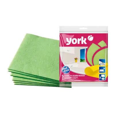 York салфетка хозяйственная 5 шт 