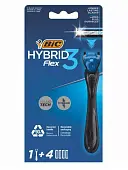 BIC 3 Станок+4 кассеты (три лезвия)