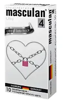 Masculan презервативы 4 Ultra №10 Black ультрапрочные
