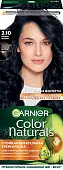 Garnier стойкая питательная крем краска для волос color naturals оттенок 2.10 иссиня черный