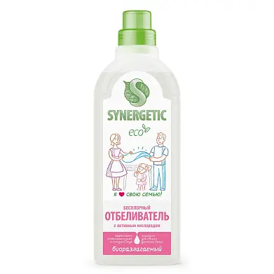 Synergetic отбеливатель для белья 1 л