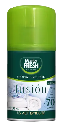Master FRESH освежитель воздуха сменный баллон аромат чистоты 250 мл 