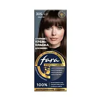 Fara nc new стойкая крем краска для волос 305/5.07  каштан
