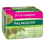 Palmolive натурэль мыло туалетное твердое интенсивное увлажнение с экстрактом оливы и увлажняющим молочком промоупаковка 4 х90 г