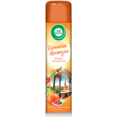 Air Wick освежитель воздуха испанские каникулы грейпфрут и цвет лайм 290 мл 