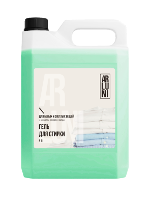 Arluni гель для стирки белого и светлого белья канистра 5 л 