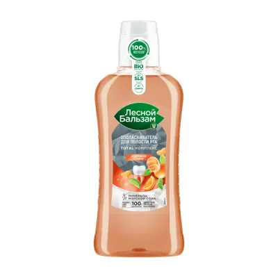 Лесной бальзам ополаскиватель для десен мандарин лайм и мята 400 мл 