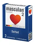 Masculan презервативы с пупырышками 2 3шт