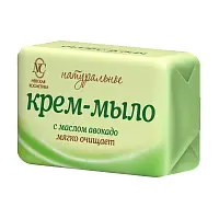 Невская косметика туалетное крем мыло натуральное с маслом авокадо 90 г