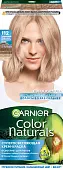 Garnier стойкая питательная крем краска для волос color naturals оттенок 112 суперосветляющий жемчужно платиновый блонд