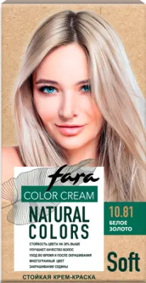 КЛ Кр.д/в FARA Natural Colors Soft 353 белое золото 