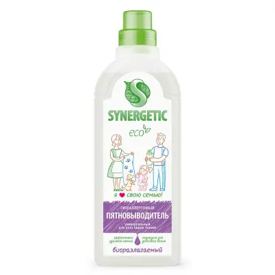 Synergetic пятновыводитель для одежды 1 л 