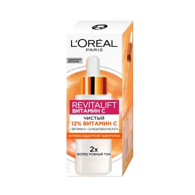 L' Paris сыворотка витамин с для лица с 12% чистым витамином с 30 мл 