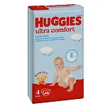 Huggies Ultra Comfort подгузники для мальчиков 8-14 кг 4 размер 66 шт