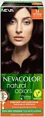 Nevacolor Natural Colors стойкая крем краска для волос 3.4 тёмный каштан