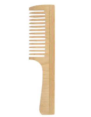 Lei гребень дерево с ручкой 13 зубьев 