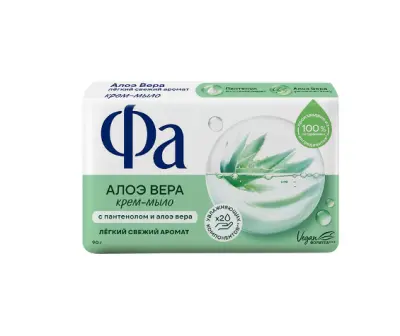 Фа твёрдое крем мыло алоэ вера 90 г новинка 