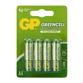 GP батарейки greencell AA/R6G 4 шт