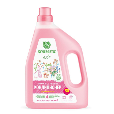Synergetic кондиционер ополаскиватель для белья аромамагия 1,5 л 50 стирок 