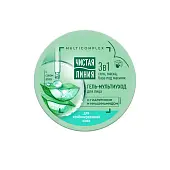 Чистая Линия гель мультиуход для лица для комбинированной кожи с соком алоэ гиалуроном и нициамидом 100 мл