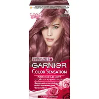 Garnier Color Sensation стойкая крем краска для волос розовый кристалл оттенок 6.2 кристально розовый блонд