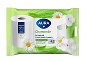Aura влажная туалетная бумага 42 шт