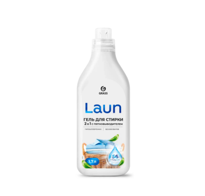 GraSS Laun гель для стирки 2 в1 с пятновыводителем 1,7 л 