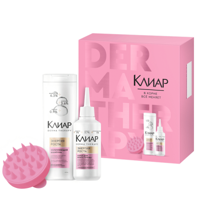 ПН Клиар derma therapy шампунь 200 мл скраб для кожи головы 150 мл 