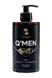 Q’men шампунь 3 в 1 мужской, 410 мл